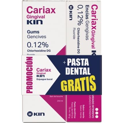Kin Cariax Gingival Pack Colutorio 250 ml + Pasta Dental