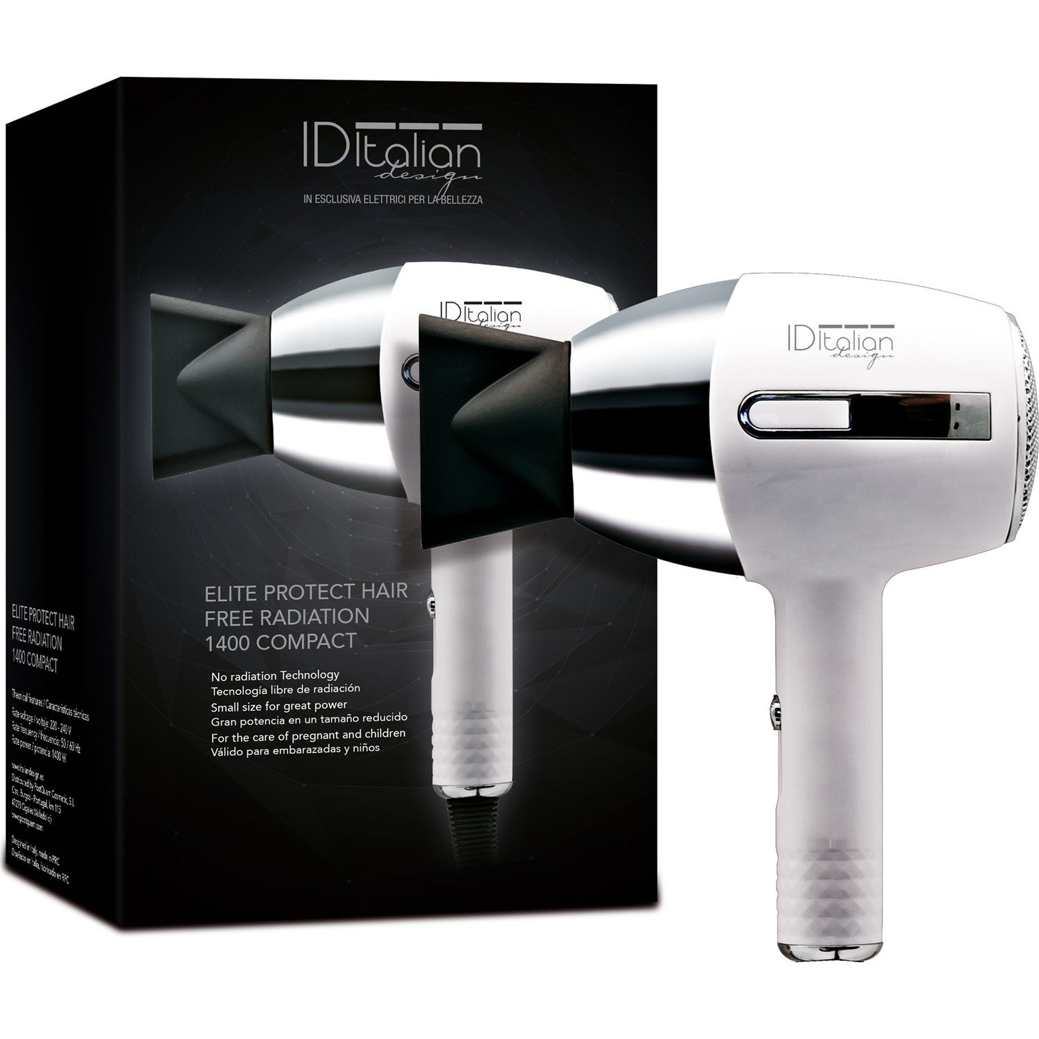 IDItalian Design Elite Compact Protec Hair 1400 Wats