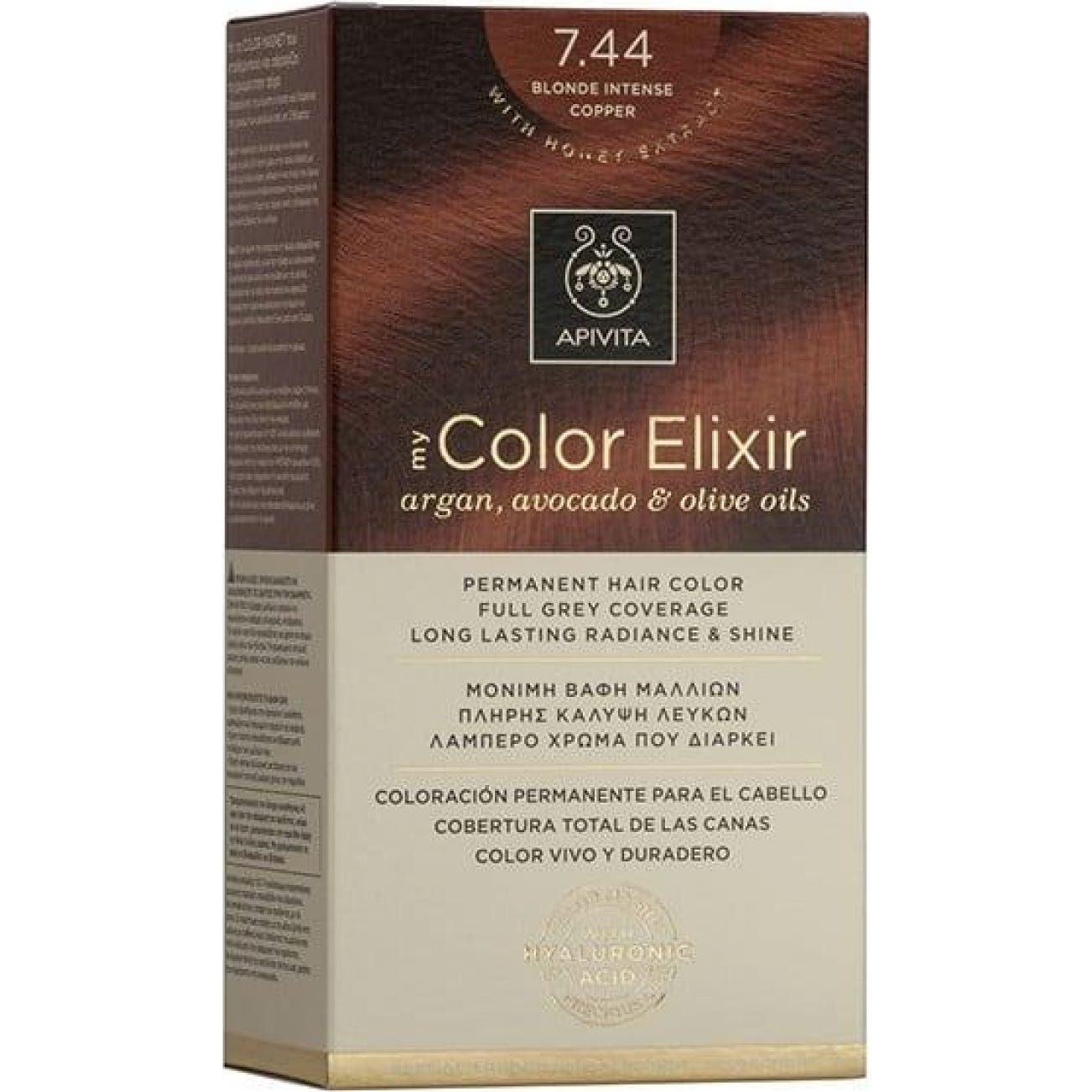 Apivita Color Elixir Tinte 7.44