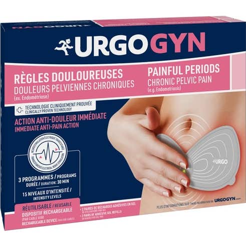 Urgogyn Reglas Dolorosas Parche de Electroterapia Recargable