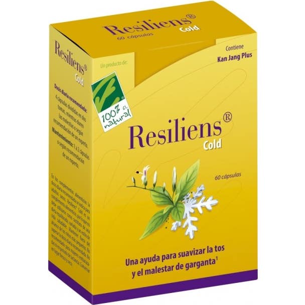 100% Natural 10 X Resiliens Protect 60 Cápsulas - Imagen 2