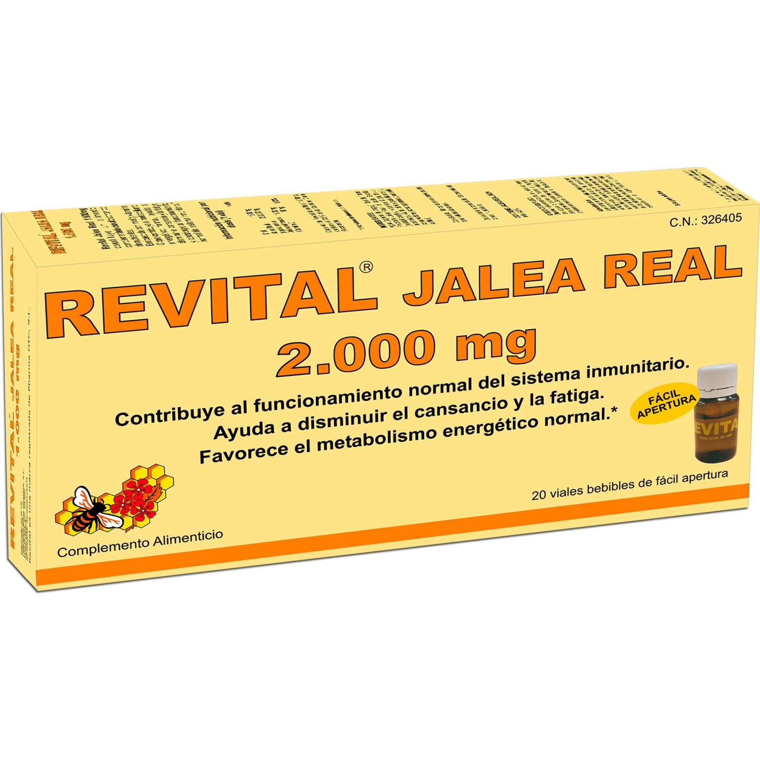 Revital Jalea Real 2.000mg 20 viales