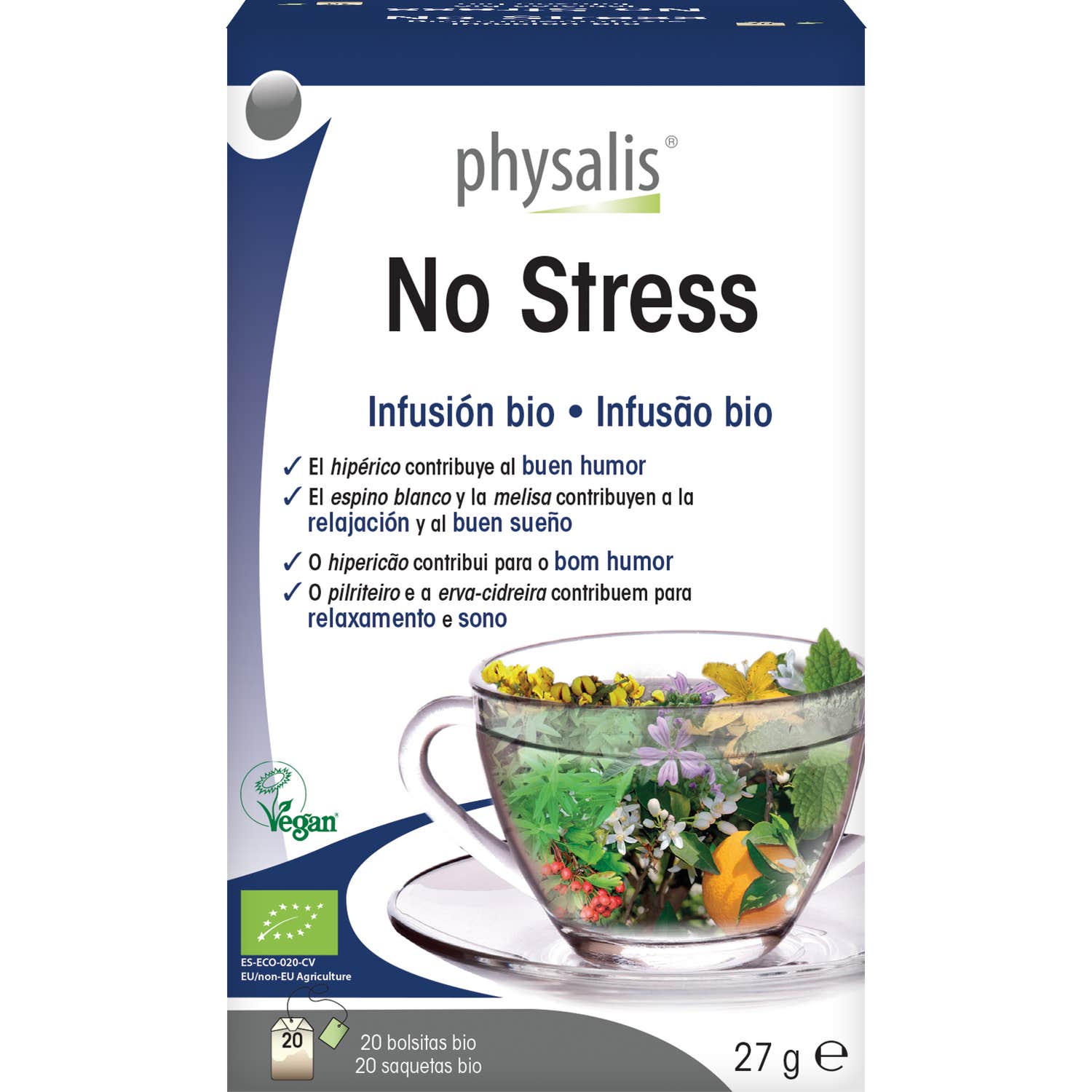 Physalis No Stress Infusión Bio 20uds