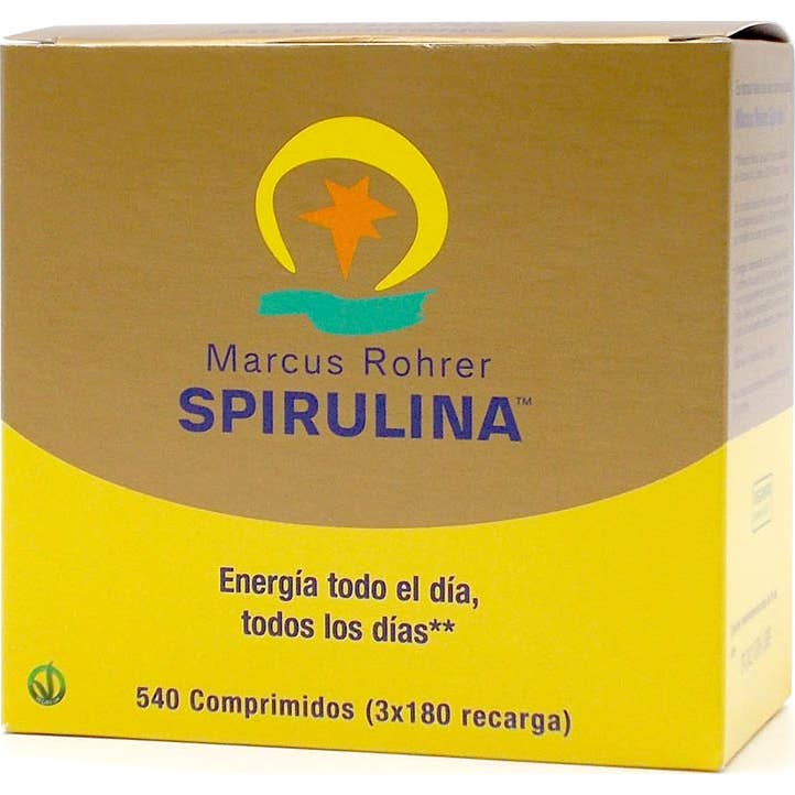 Marcus Rohrer Espirulina 540 Comprimidos (3X180 Recarga)