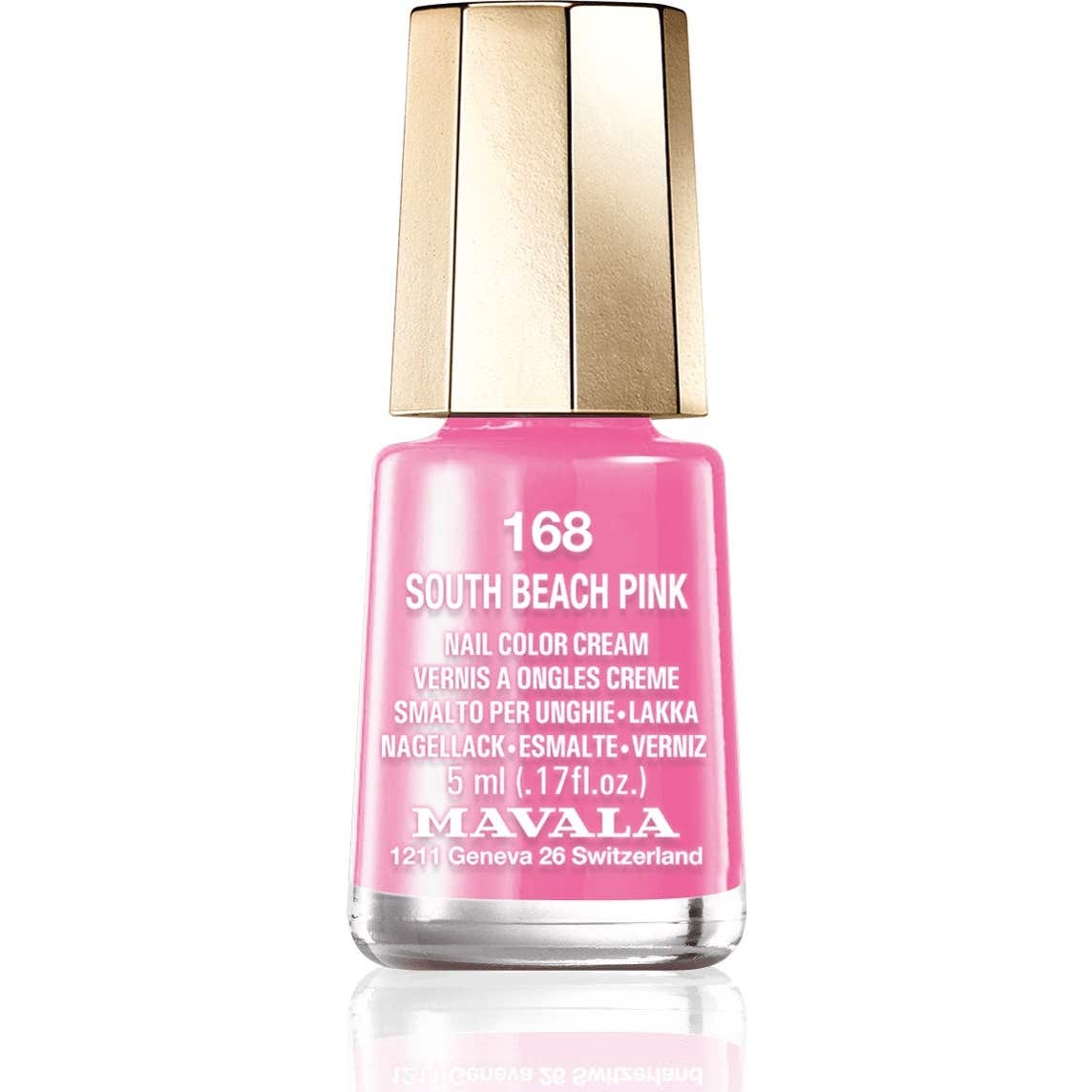 Mavala Esmalte de Uñas 168 South Beach Pink 5 ml