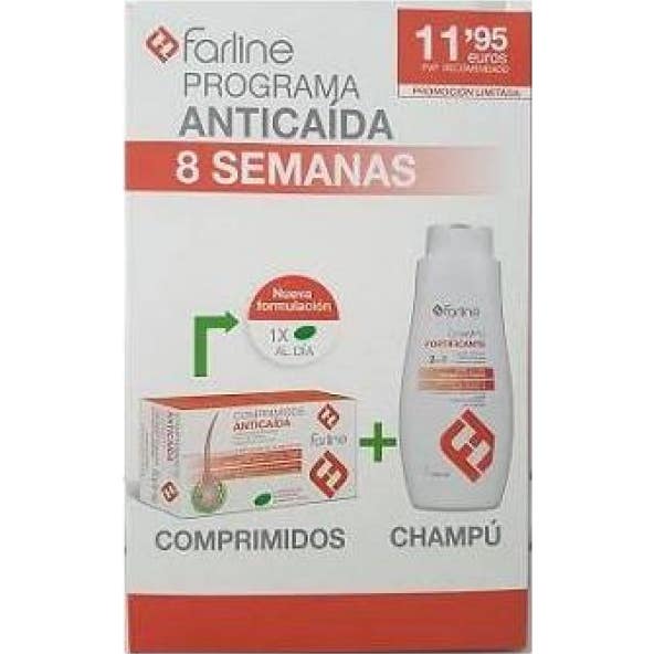 Farline Pack Anticaída Loción 100ml + 56comp