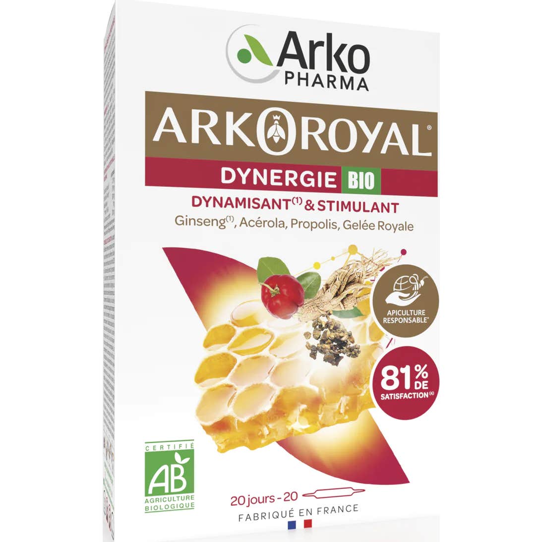 Arkopharma Arkoroyal Dynergie 20ampollas x 10ml