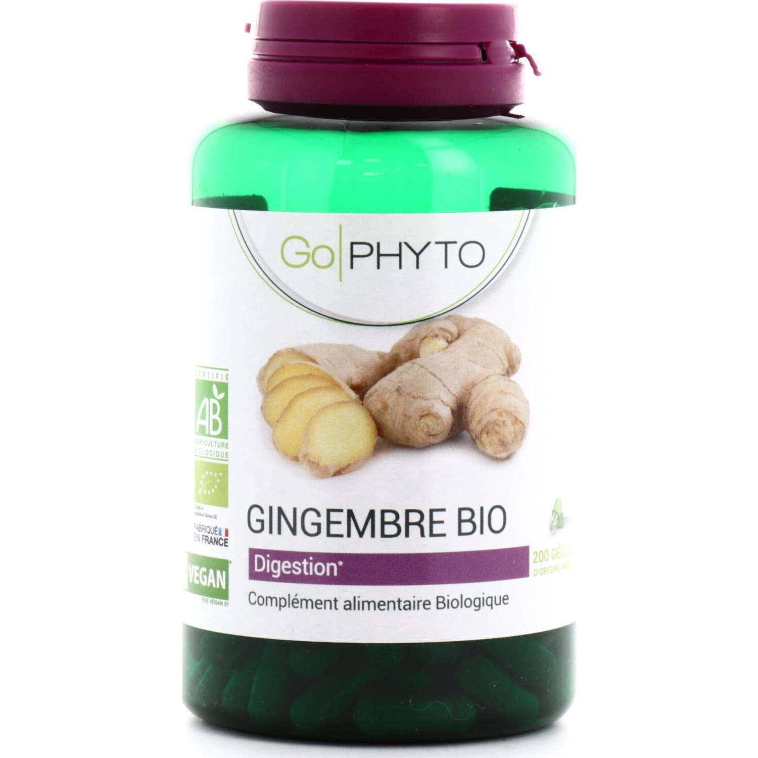 Go Phyto Gingembre Bio 200caps