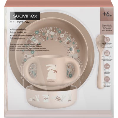 Suavinex Vajilla de Aprendizaje 5 piezas Beige