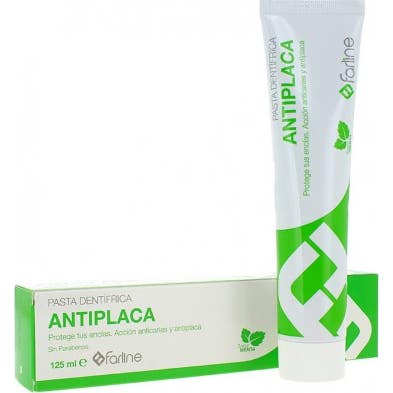 Farline Dentífrico Antiplaca Menta Aloe Vera 2 X125 ml