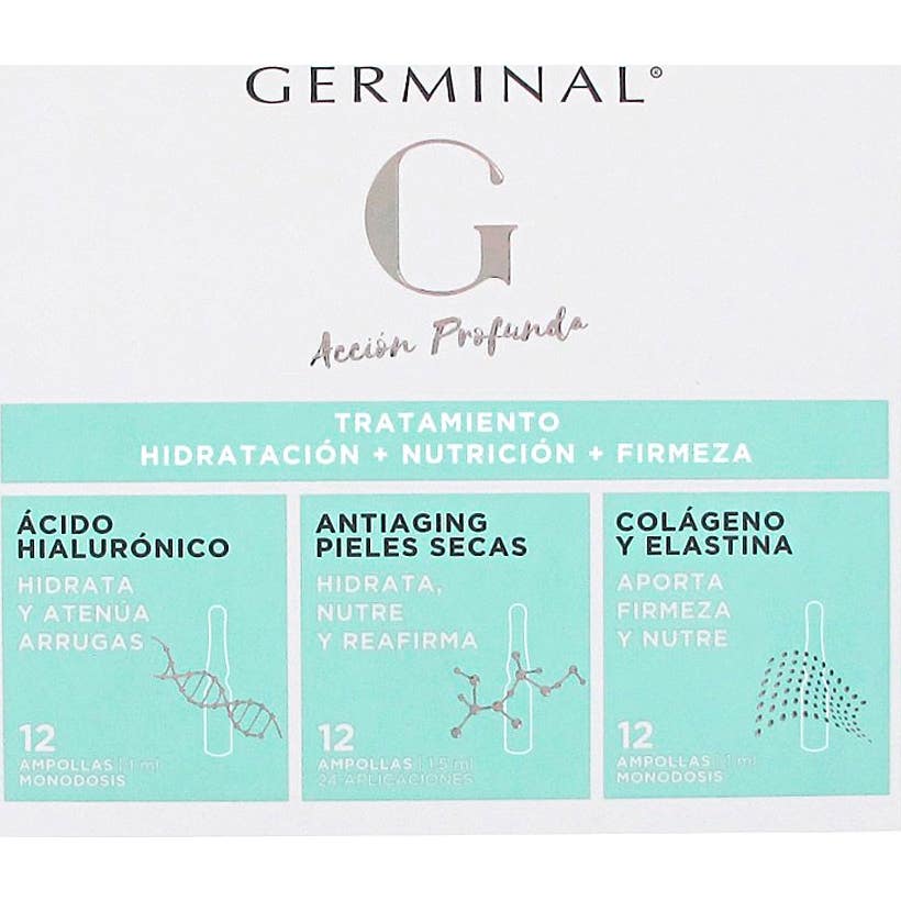 Germinal Deep Action Hydratation Treatment 36uds