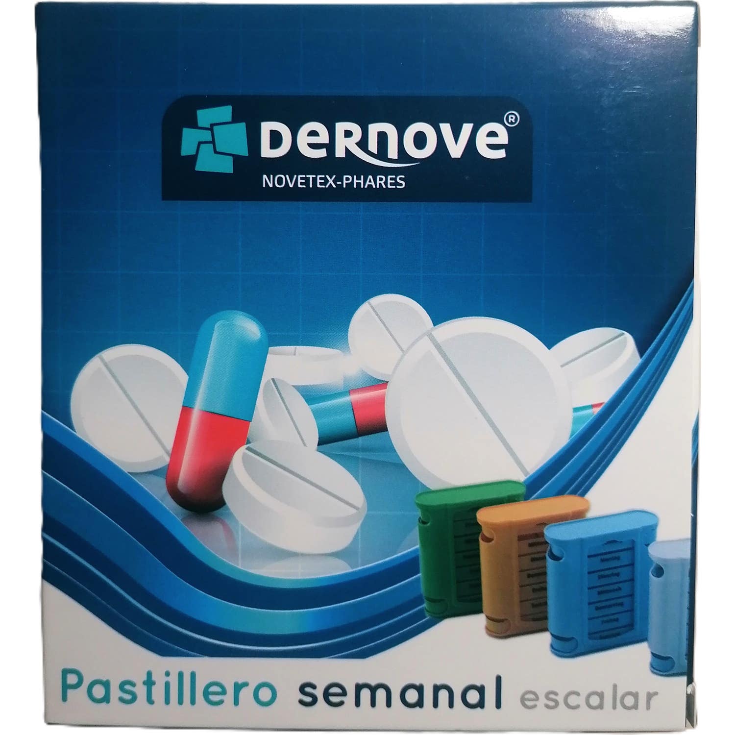 Dernove Pastillero Semanal 7 Días Individuales 1ud