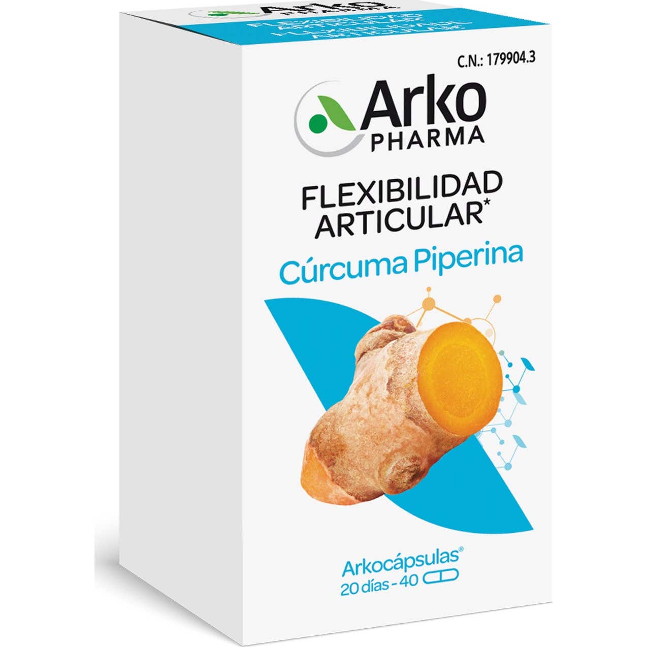 Arkopharma Arkocápsulas Cúrcuma Piperina 40caps