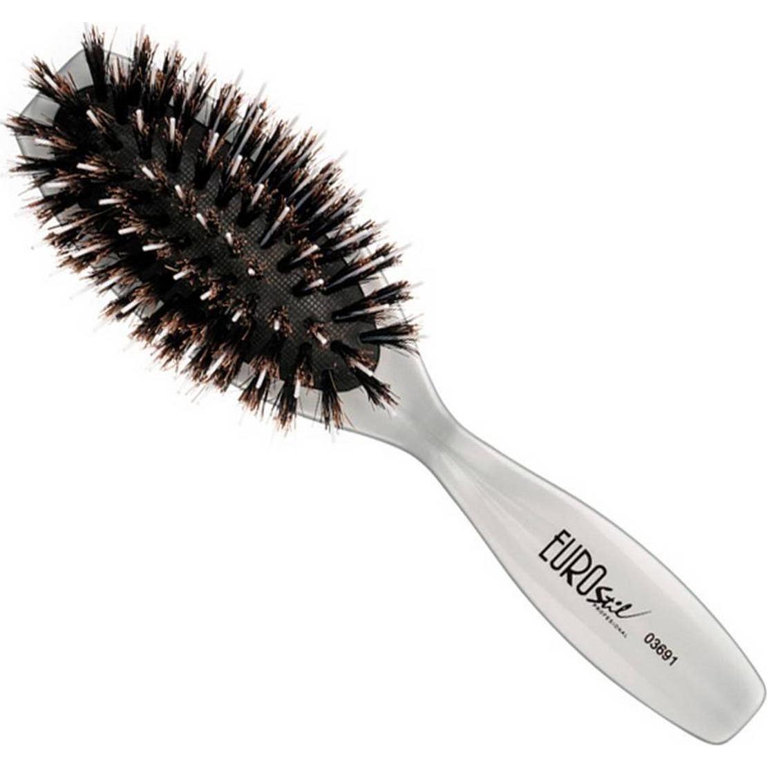Eurostil Cepillo Puro Jabalí Ovalado Pequeño 1ud
