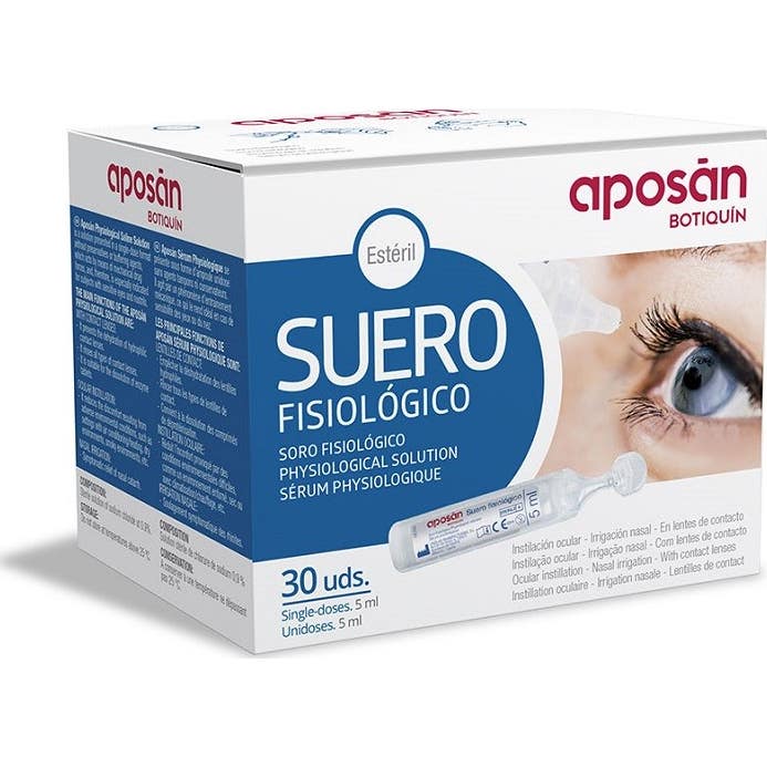 Aposán suero fisiológico nasal 30 monodosisx5ml