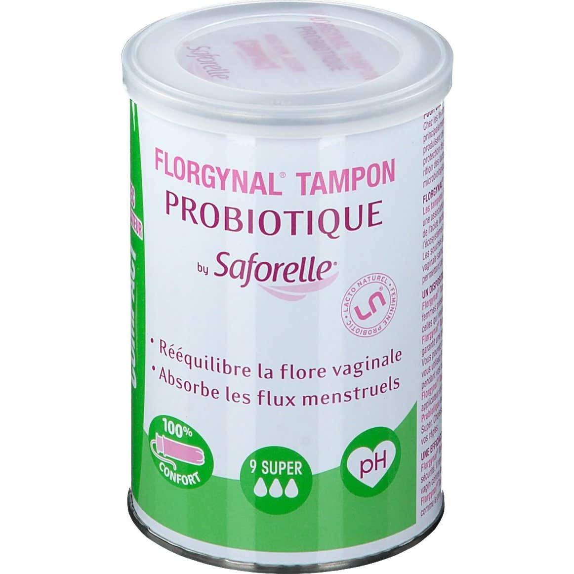 Saforelle Florgynal Compact Buffer Super 9 aplicador