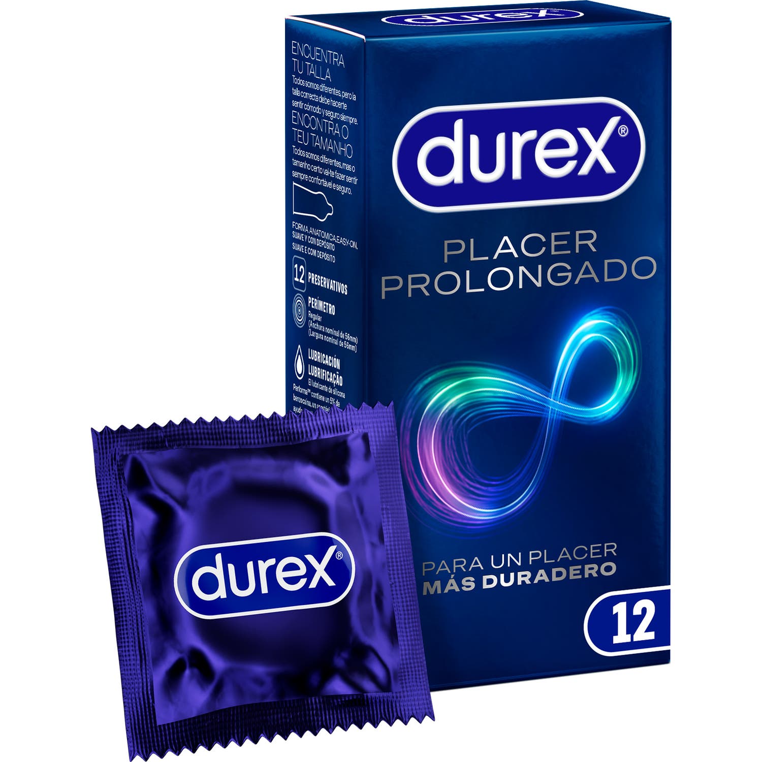 Durex Placer Prolongado Preservativos 12uds