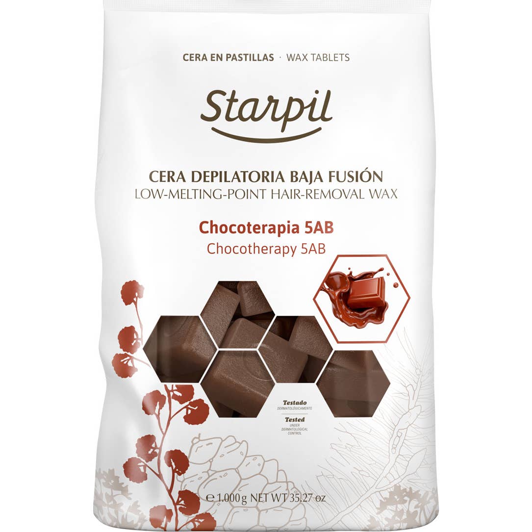 Starpil Cera Depilatoria Baja Fusión Chocotherapy 1000g