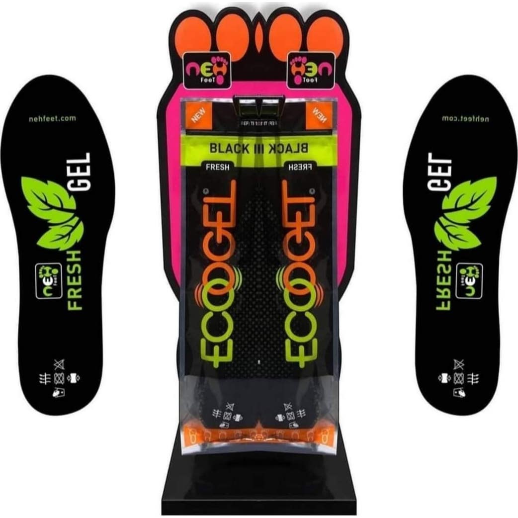 Neh Feet Plantilla Black Insoles Ecofresh Talla M 1 Par