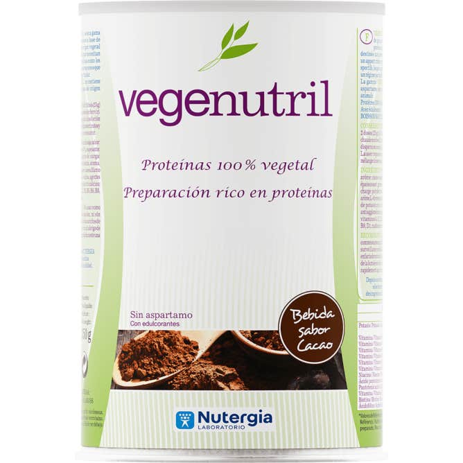 Nutergia Vegenutril Bebida de cacao tarro de 300g