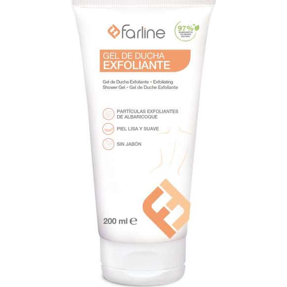 Farline gel Ducha Exfoliante Cara y Cuerpo 200 ml