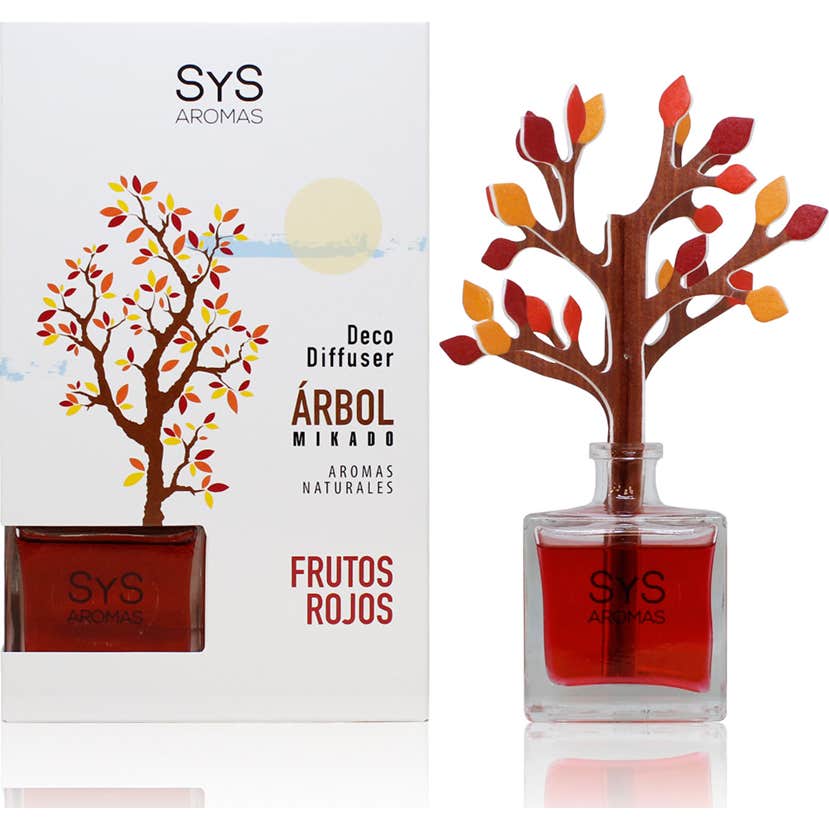 SYS Aromas Ambientador Mikado Árbol Frutos Rojos 90ml
