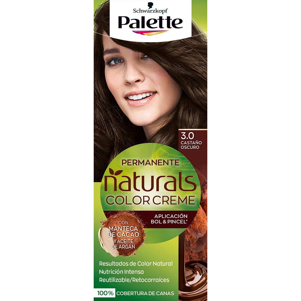 Schwarzkopf Palette Natural Tinte 3.0 Castao Oscuro 1 ud