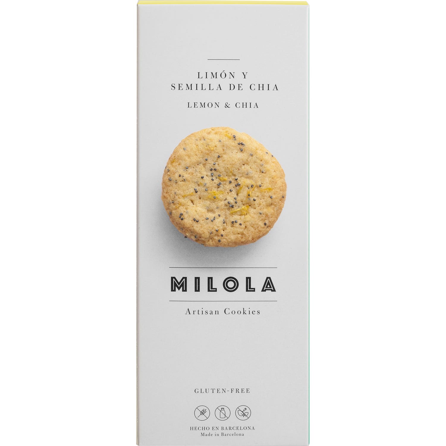 Milola Galletas Limón Semilla Chía 140g