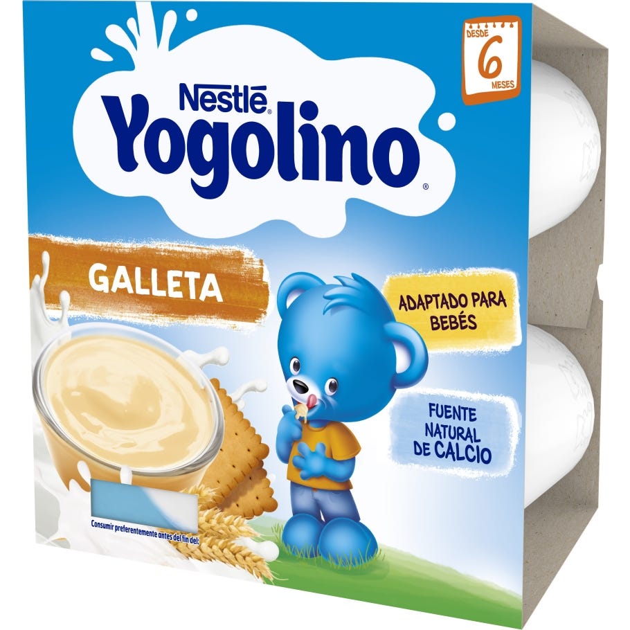 Nestlé Yogolino Galleta 6 4x100g