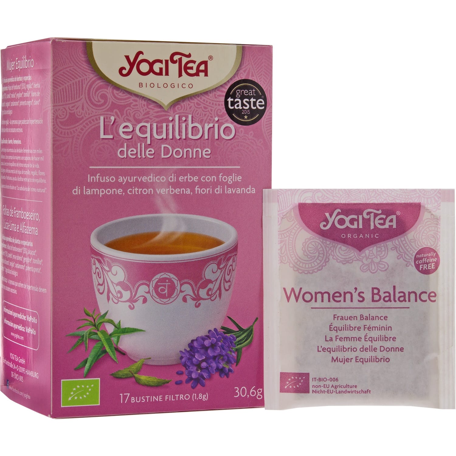 Yogi Tea mujer equilibrio 17 bolsas