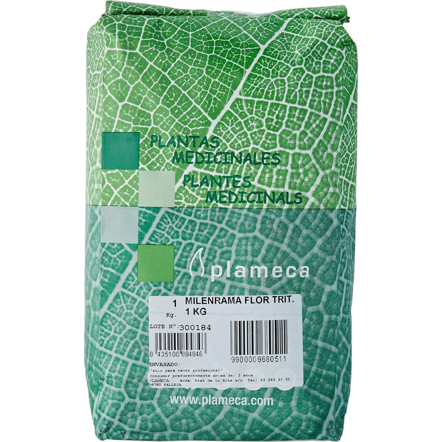 Plameca Milenrama Flor Triturada 1Kg