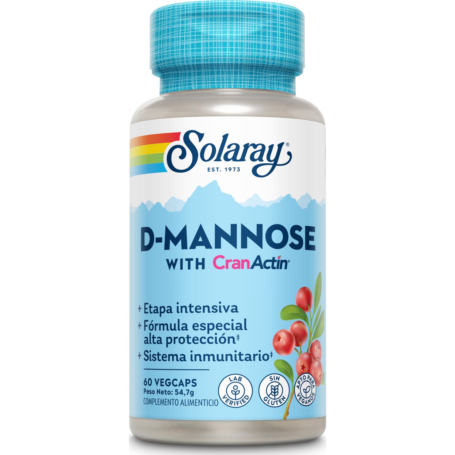 Solaray Rojo D-Manosa Cranactin 60Caps