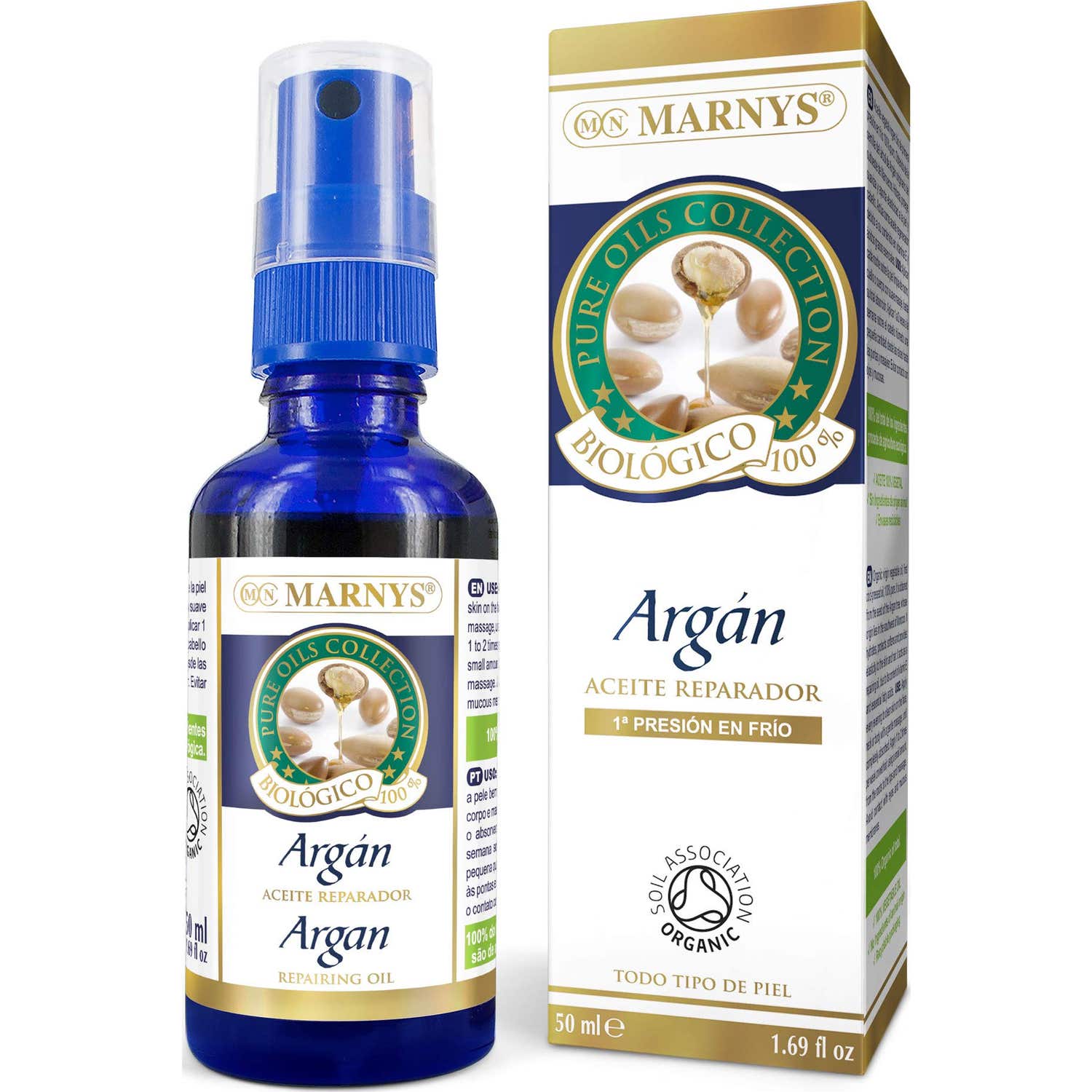 Marnys Aceite Puro de Argán Spray BIO 50ml
