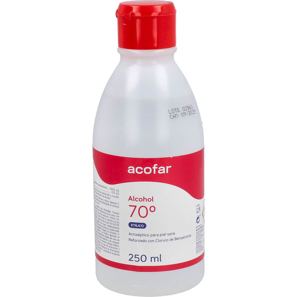 Acofar alcohol 70º 250ml