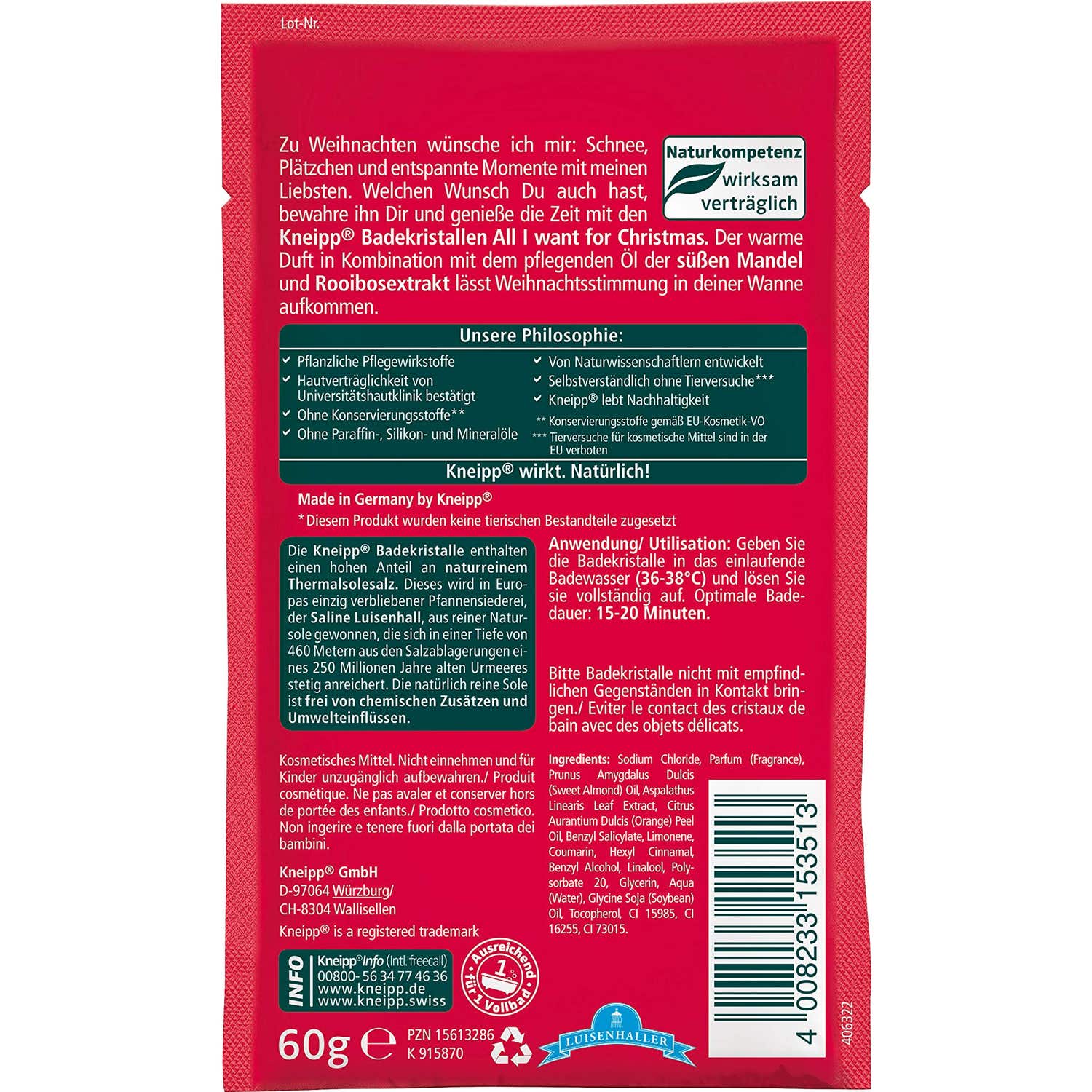 Sales de baño Kneipp Navidad Sales de baño Kneipp Navidad