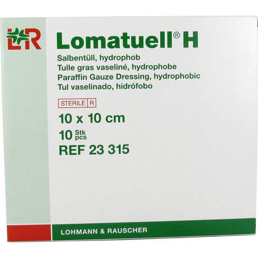Lohmann Lomatuell H Tulle Gras 10 X 10 Cm Caja de 10