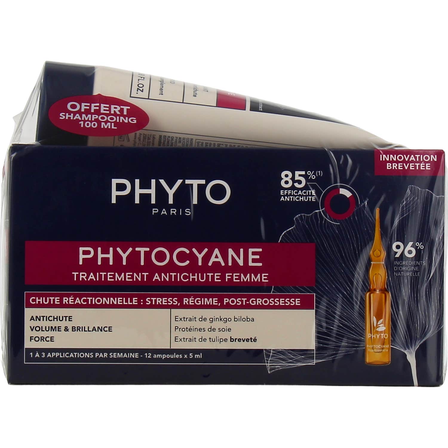 Phyto Phytocyane Pack Tratamiento Anticaída Reactiva Mujer