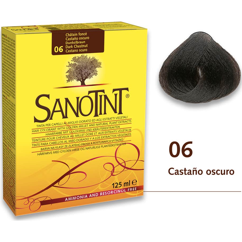 Santiveri Sanotint nº06 color castaño oscuro 125ml