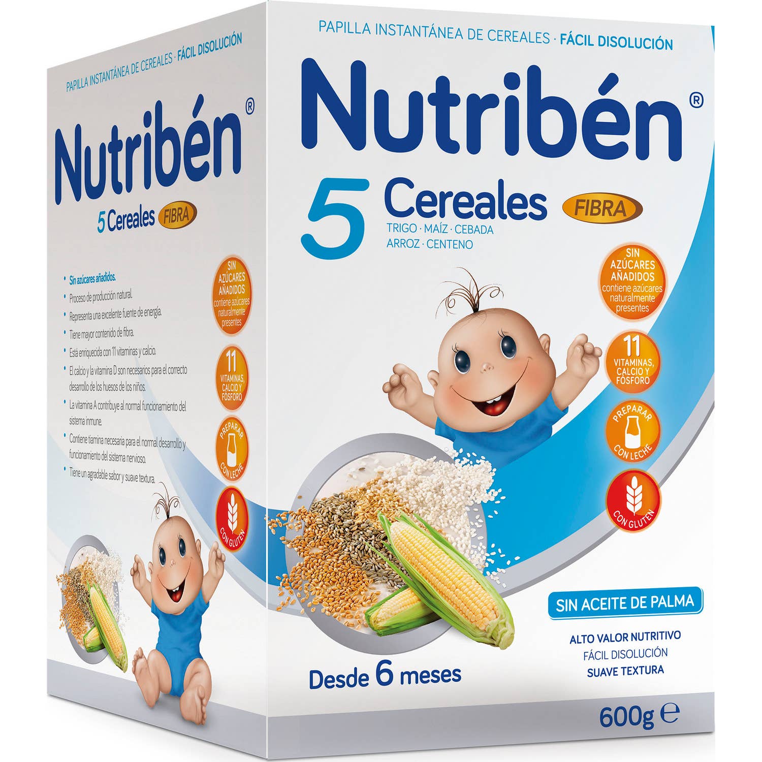 Nutribén® 5 cereales fibra 600g