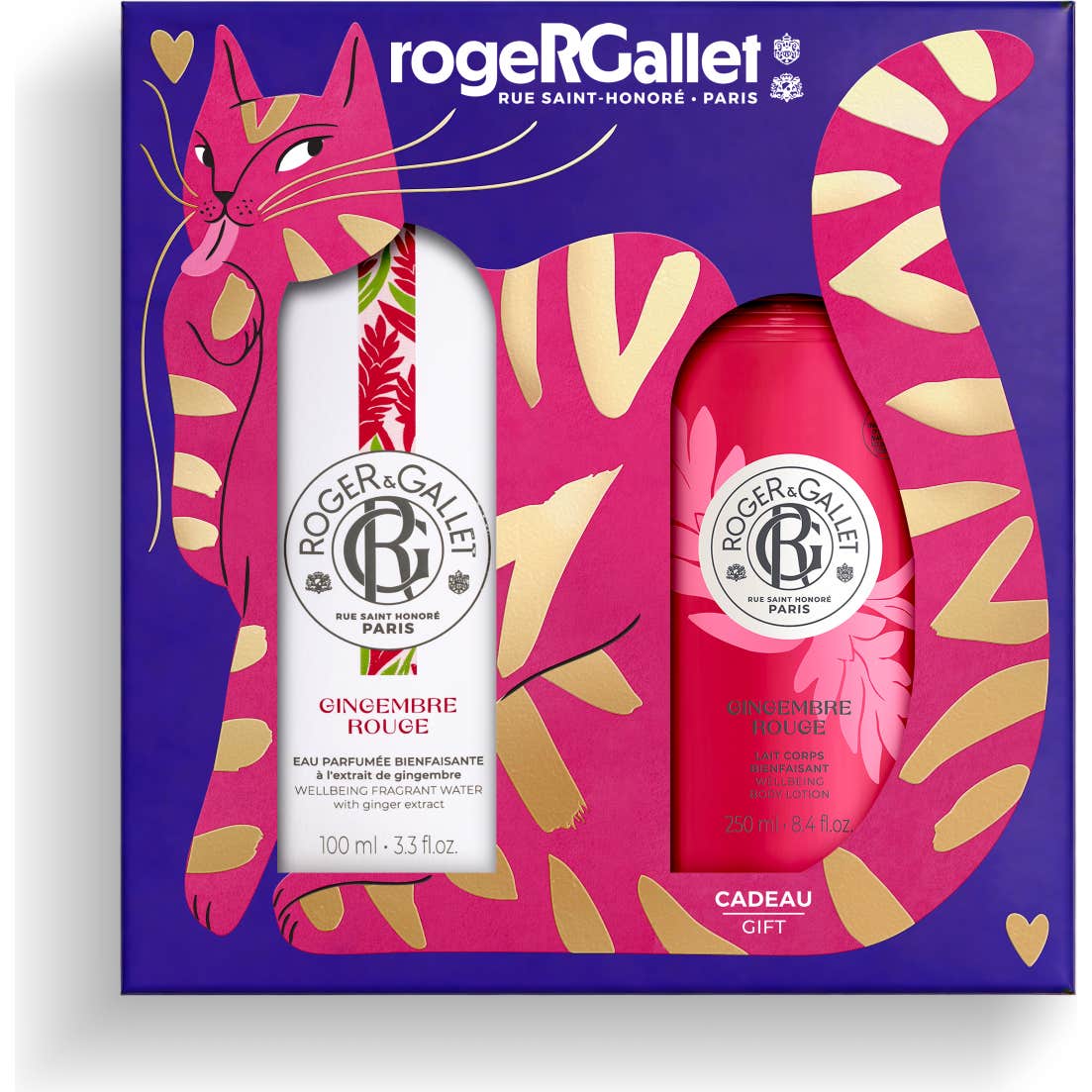 Roger & Gallet Cofre Agua Perfumada Bienestar Gingembre Rouge 100Ml + Leche Corporal