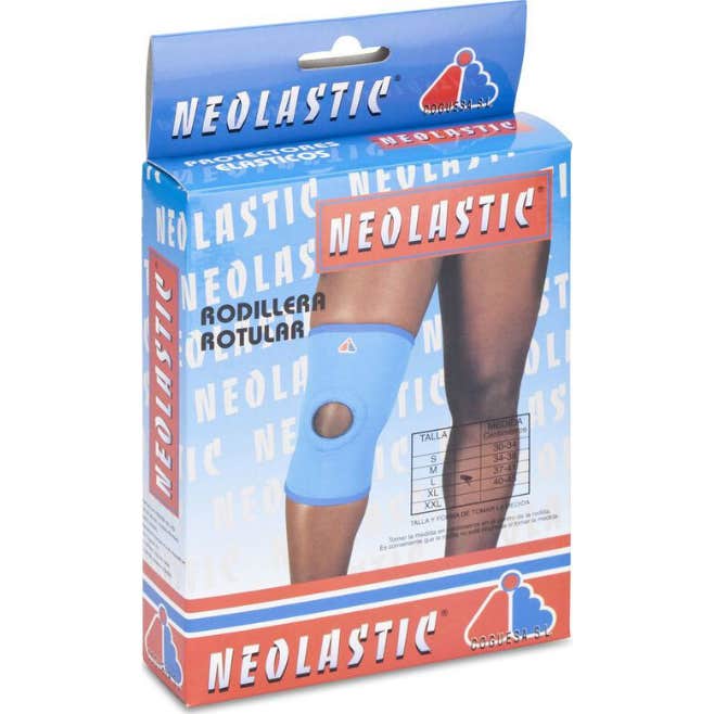 NEOLASTIC Rodillera Rotular Con Estabilizadores Talla L Medida 39-43 Cm