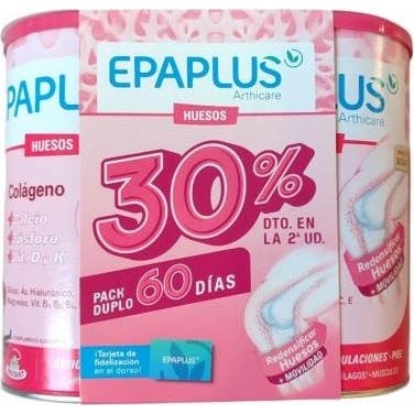 Epaplus Arthicare Pack Huesos Duplo 60 Días 2x383g