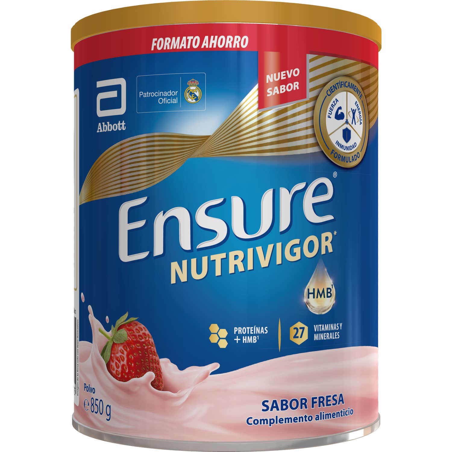 Ensure Nutrivigor Sabor Fresa 850 G