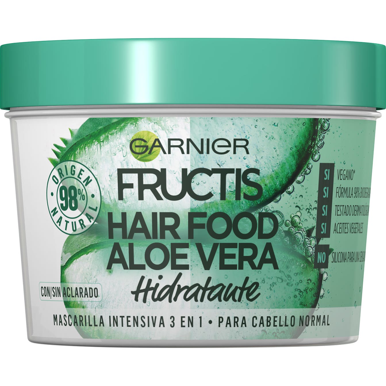 Garnier Fructis Mascarilla Capilar Aloe Hidratante 390ml