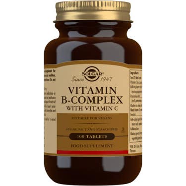 Solgar Vitamina B-Complex con Vitamina C 100comp