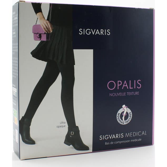 Sigvaris Opalis C2 Media Autofixant Azul Oudremer NM 1 Par