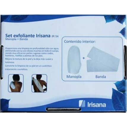 Irisana Set Exfoliante Manopla Toalla