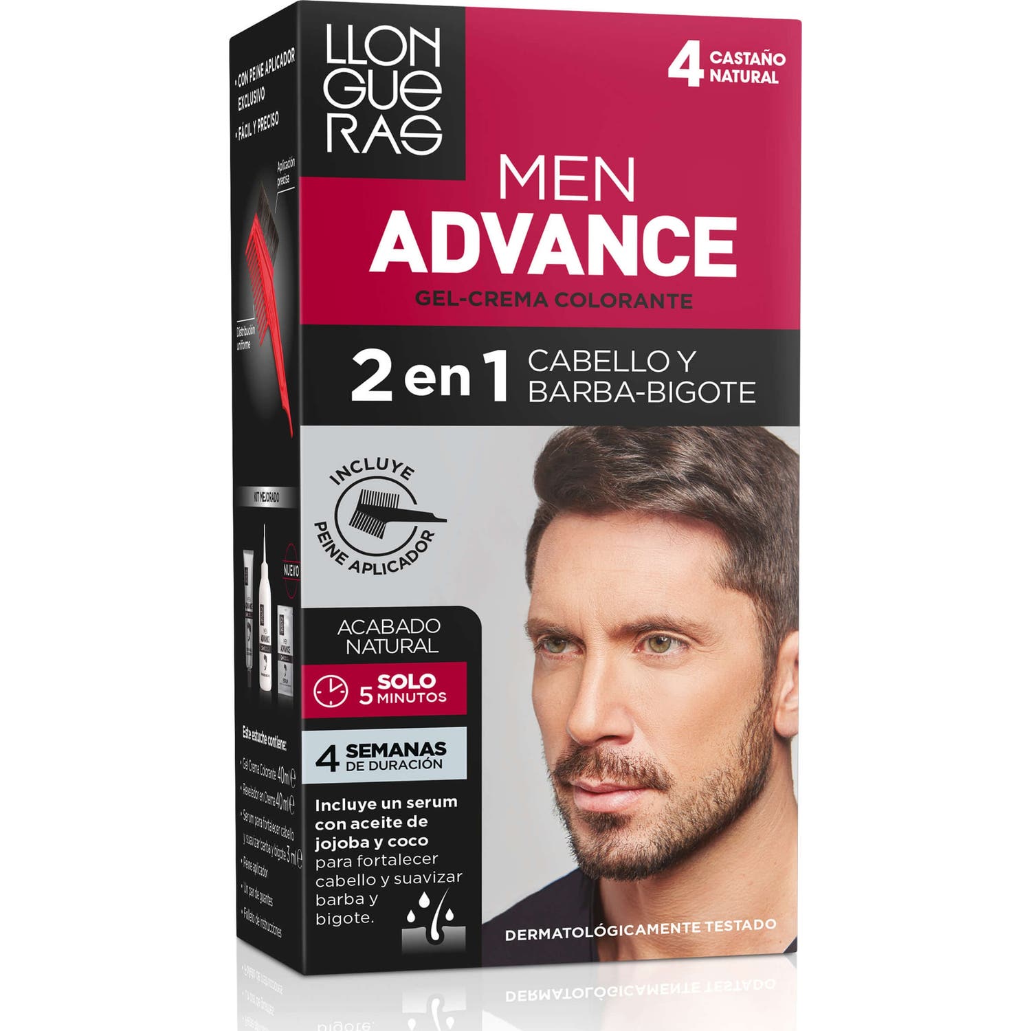 Llongueras Men Advance 4-Ash Brown 1ud