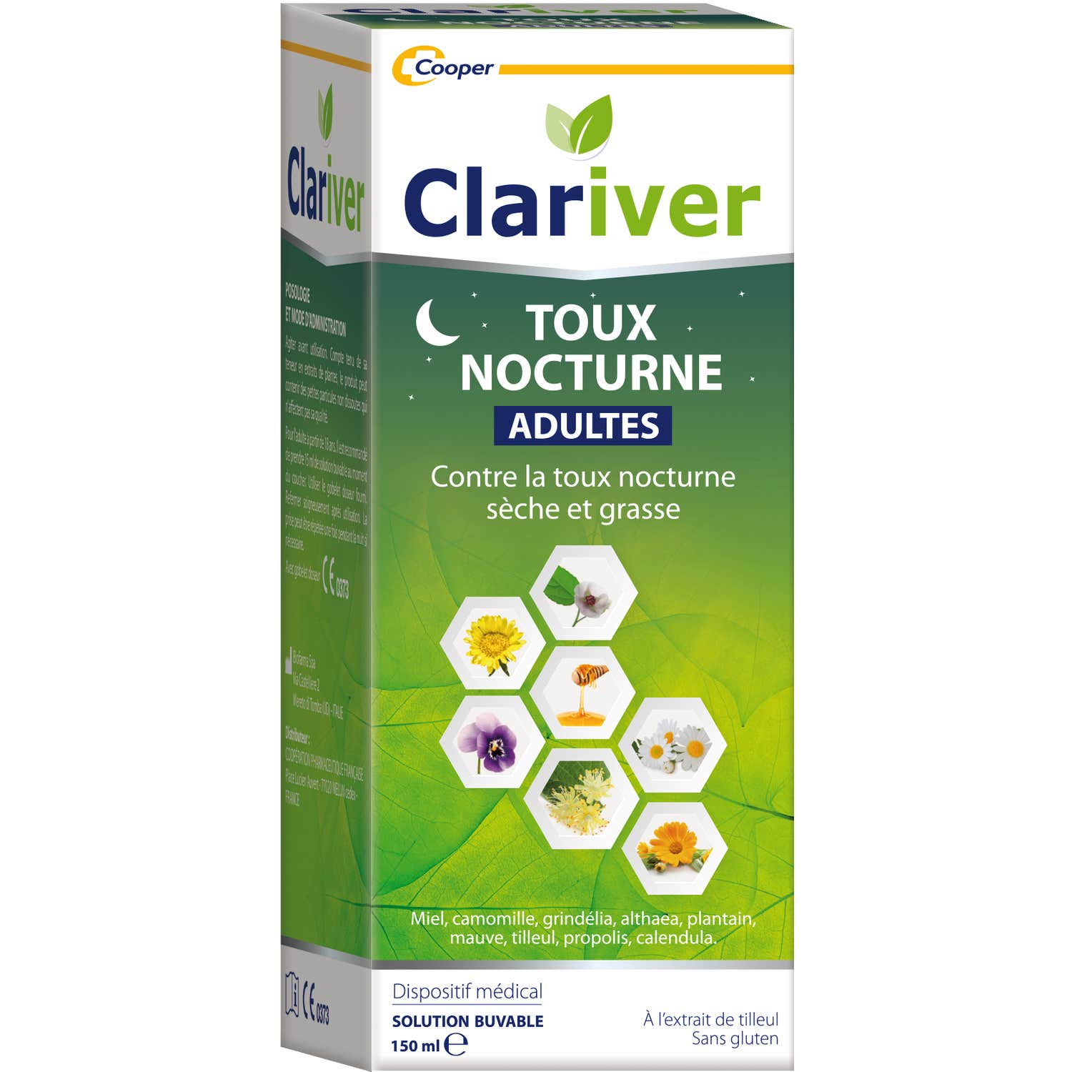 Clariver Tos Nocturna Adultos Jarabe 150ml