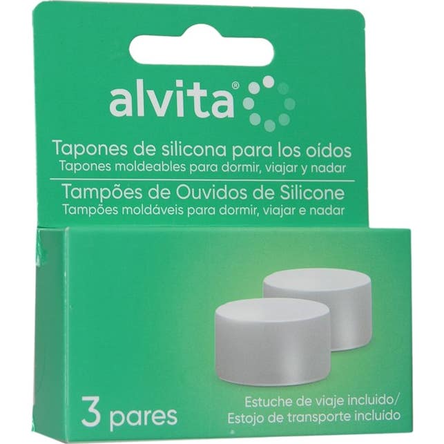 Alvita Tapones Oído Silicona 6 uds